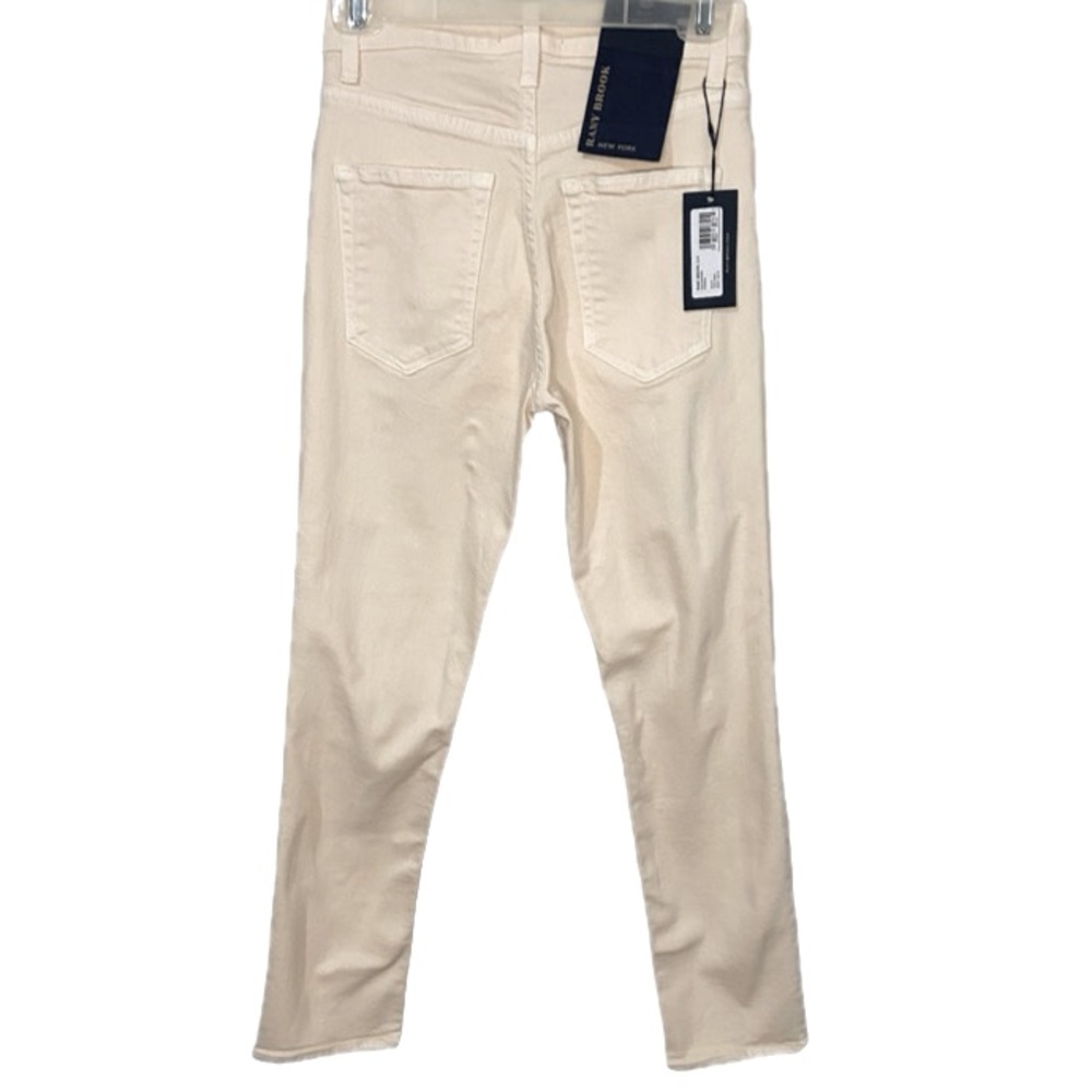 RAMY BROOK Adriana High-Waisted Ripped Jean In Linen Size 24 - Picture 5 of 7